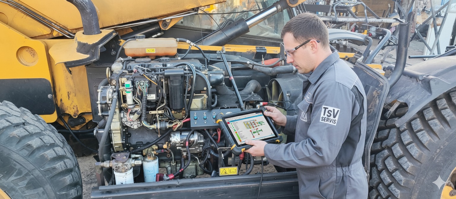 Diagnostika stavební techniky pomocí elektronických nástrojů – TsV Servis